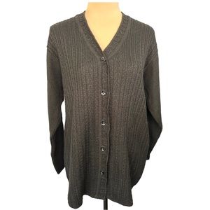 Vintage Haurd's Black Button Front Cardigan Size 44EU (L US)